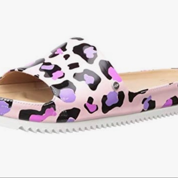 💝🐆💌💝UGG - Fairytale Pink - Leopard Slides - Sz. 10 - Picture 5 of 11